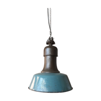 Industrial OBz pendant lamp from Wilkas A23, 1950