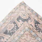 7x12 Vintage Dusty Rose Mid Century Moderin Turkish Vintage Rug,201x351 Cm