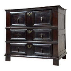 Commode anglaise en chêne - xviie