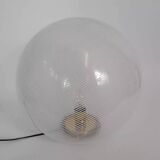 Lampe Venini ronde en verre et laiton