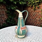 Pichet/vase vintage en céramique émaillée – estampillé Italy 63/69