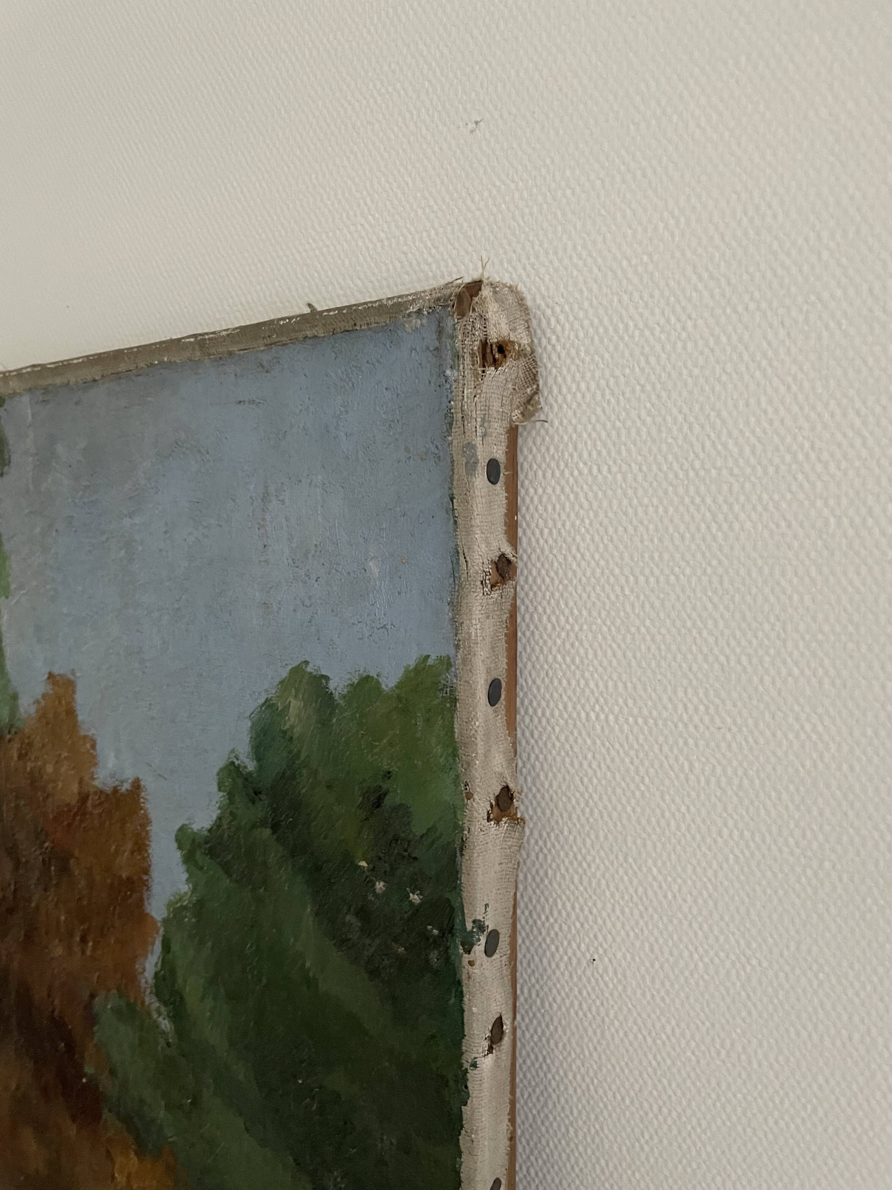 Portrait of a woman, Oil on canvas, Th. Lantz