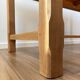 Solid oak farmhouse table with extensions.