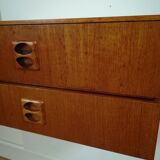Pair of wall bedside tables