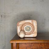 XL marble ashtray with egg