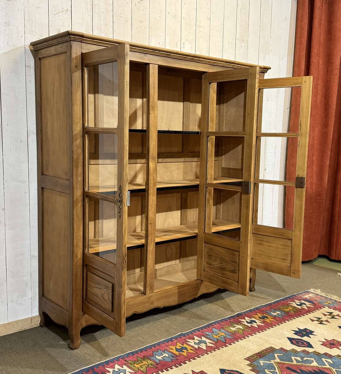1950s school library in chestnut wood