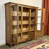 1950s school library in chestnut wood