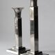 Art Deco Silver Plated Candlesticks Set