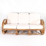Rattan "pretzel" lounge