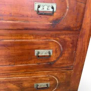 Antique Italian walnut chest of drawers dating to the late 19th centur