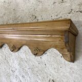 Solid wood kitchen wall shelf