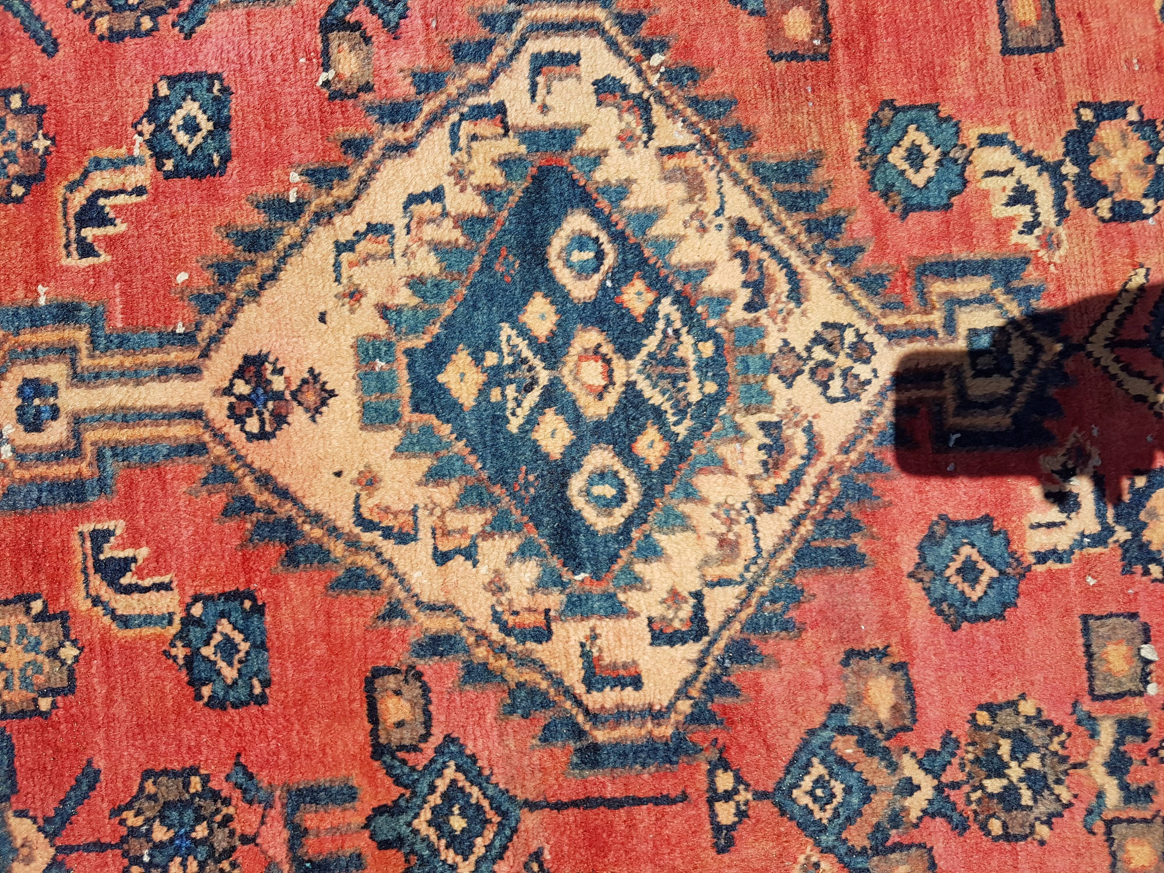 Handmade Persian carpet 138x211cm