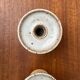 Mid-century Danish studio ceramic candle holders, 1960s, set of 2.