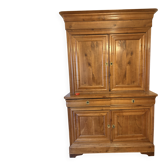 Buffet 2 corps, ancien, bois de fruitier