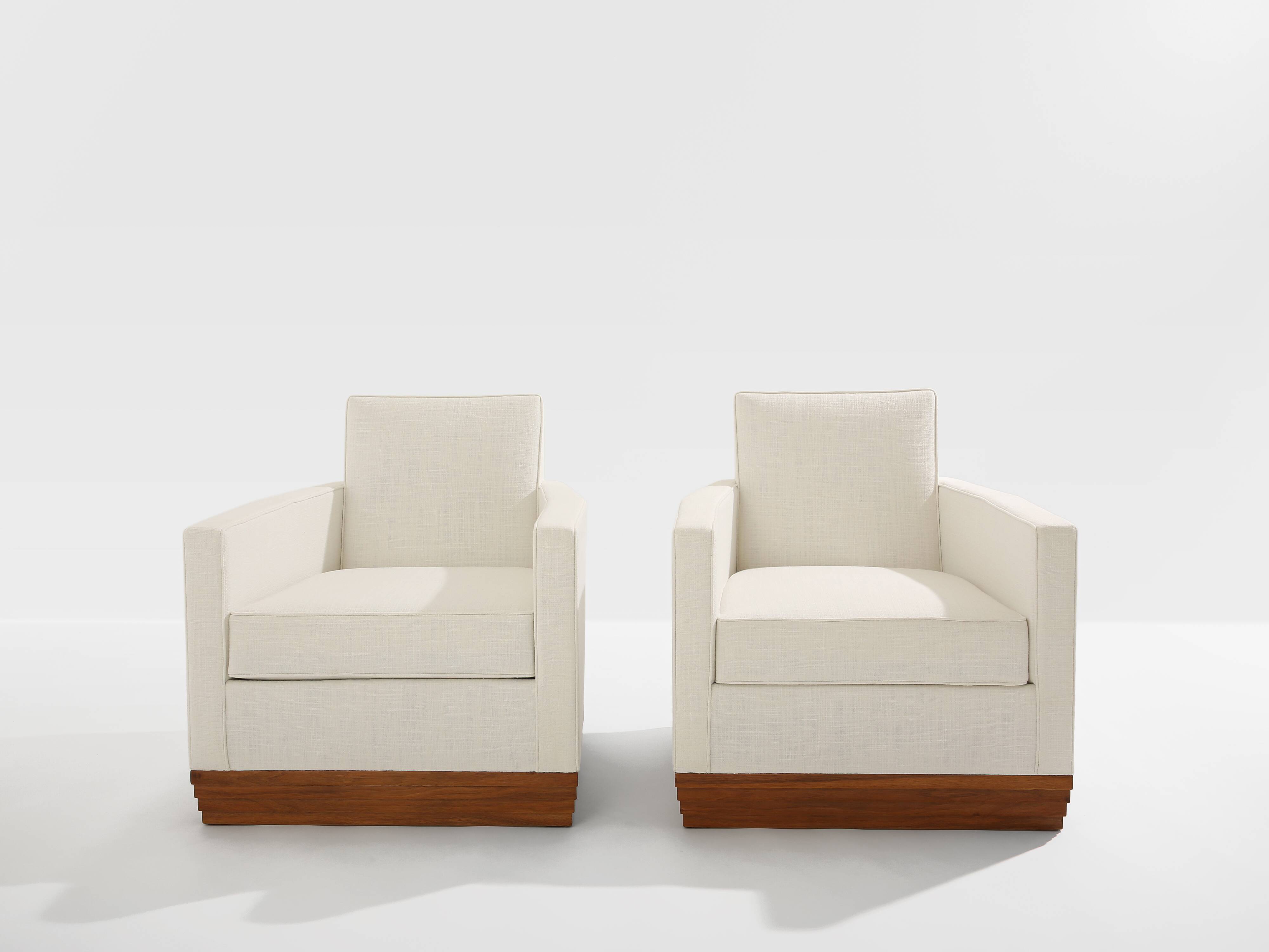 Paire de fauteuils D.I.M. René Joubert & Philippe 1930