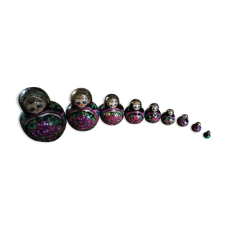 Russian matriochka sad dolls
