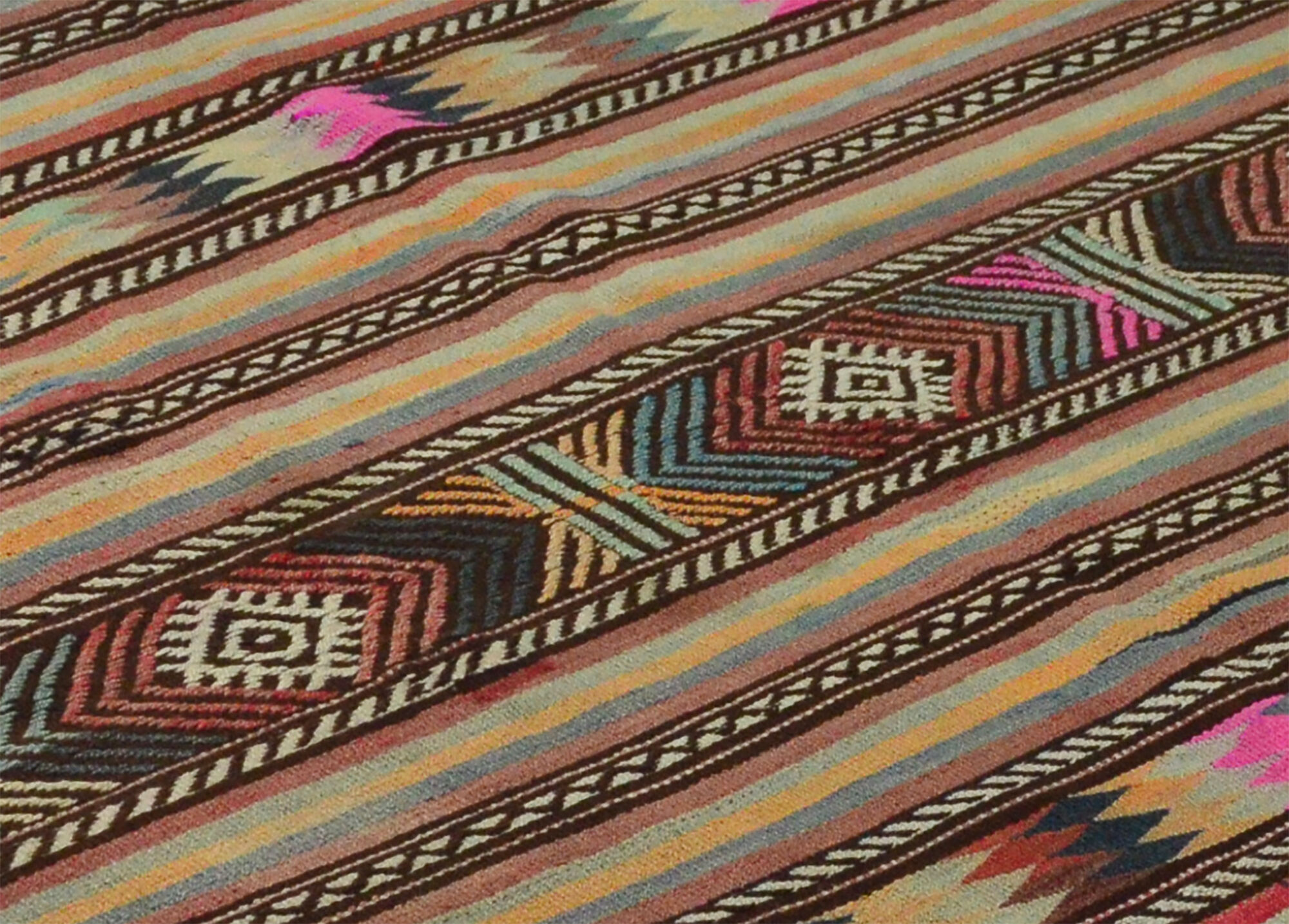 Anatolian handmade kilim rug 215 cm x 160 cm