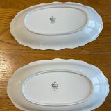 Two porcelain dishes from Bavaria.