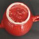 Ceramic cream pot in raspberry colour B. Letalle Saint Clément.