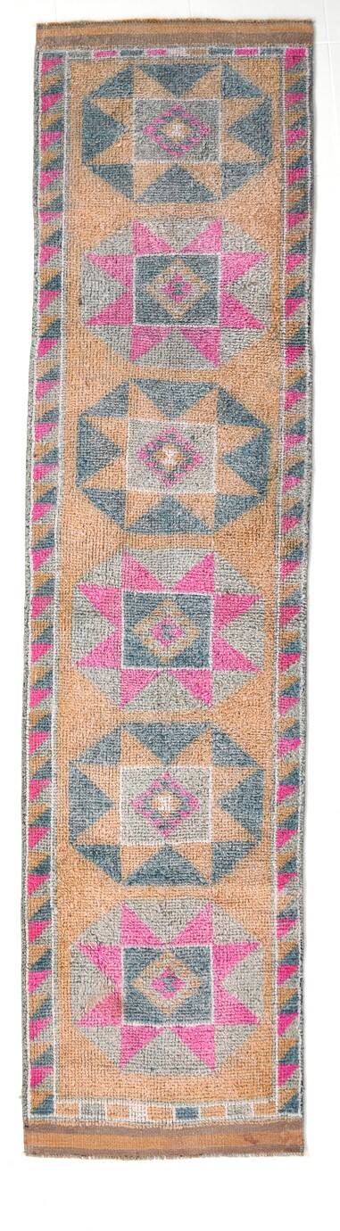 Soft Multicolor Persian Runner Rug, 83x335Cm