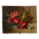 Ancienne peinture de roses