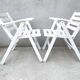 Folding wooden garden chairs Foppapedretti Vintage Italy