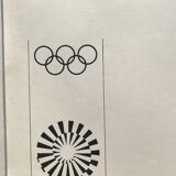 Phillips peter (1939) olympische spiele münchen, 1972. original poster