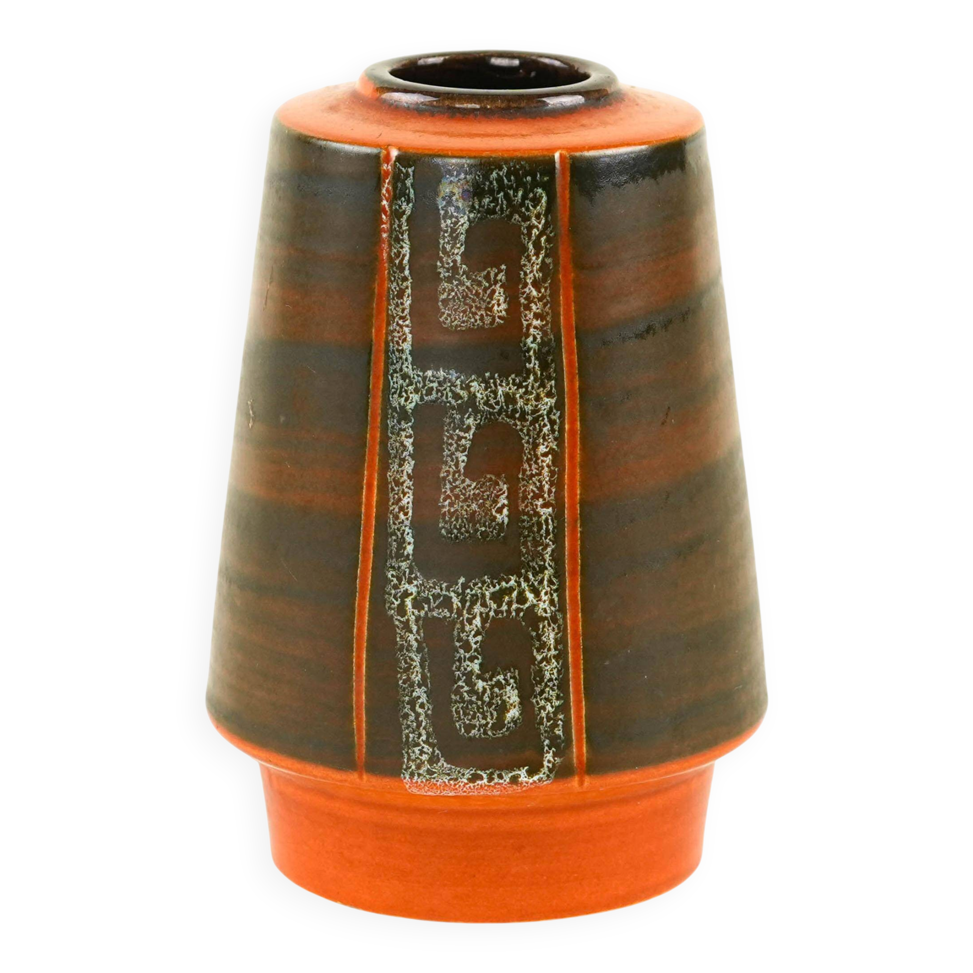Ceramic vase, German design, 1970s, made in West Germany