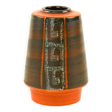 Ceramic vase, German design, 1970s, made in West Germany
