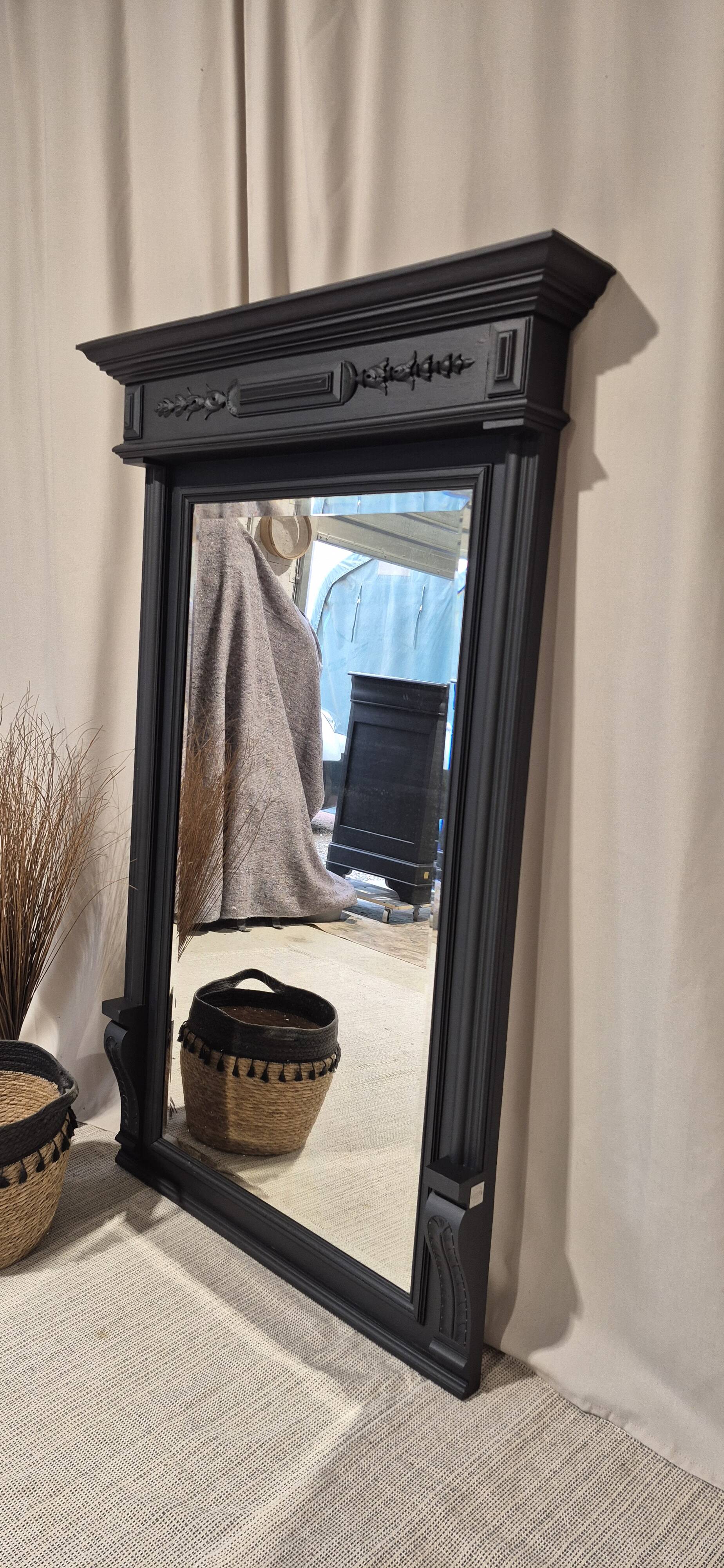 Antique bevelled mirror