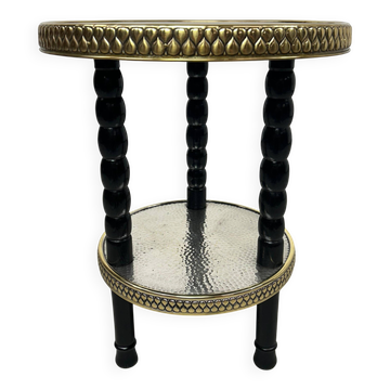 Table d'appoint art déco noire