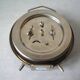 Old large mechanical alarm clock Peter Repeat Alarm chrome metal vintage retro decoration