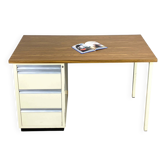 Doctor's desk, lacquered metal and chipboard, 1970s