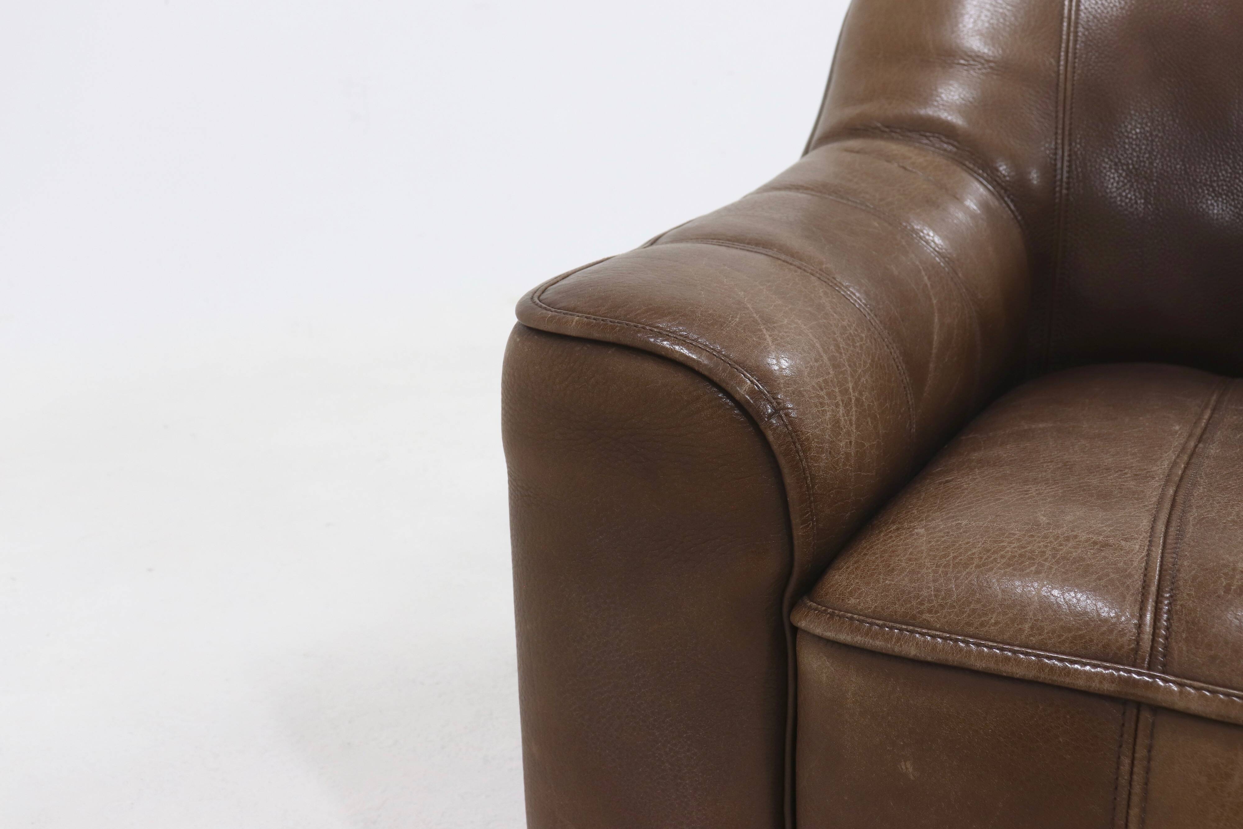 Neck Leather De Sede DS44 Lounge Chair Switzerland 1970s