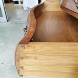 Chest of drawers tomb 1950's style louis xv inlaid