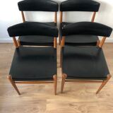Set of 4 scandinavian chairs