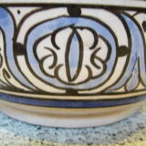Bowl with ethnic patterns
