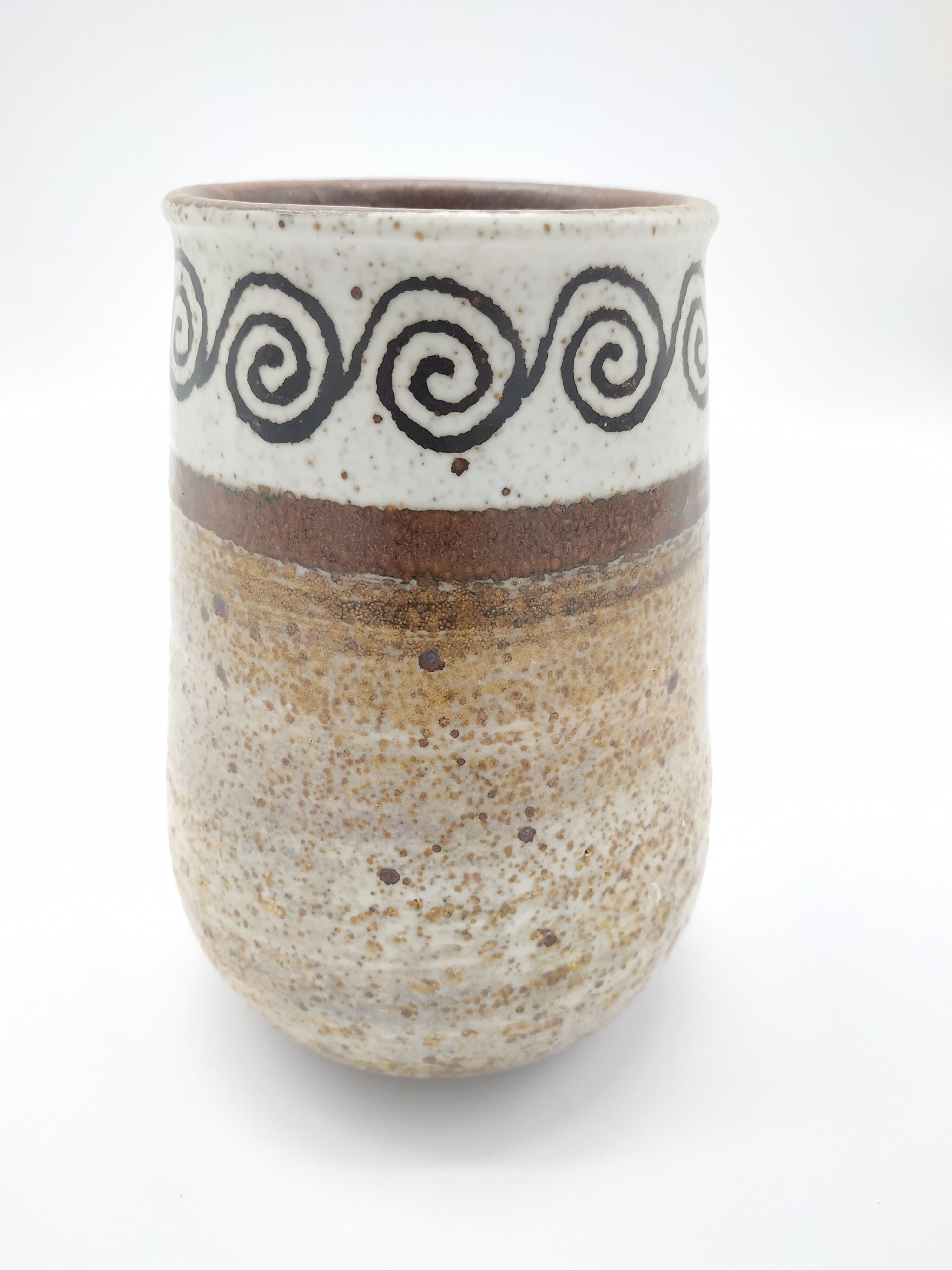 Swedish vase from the Rörstrand Drejar gruppen factory in 1974