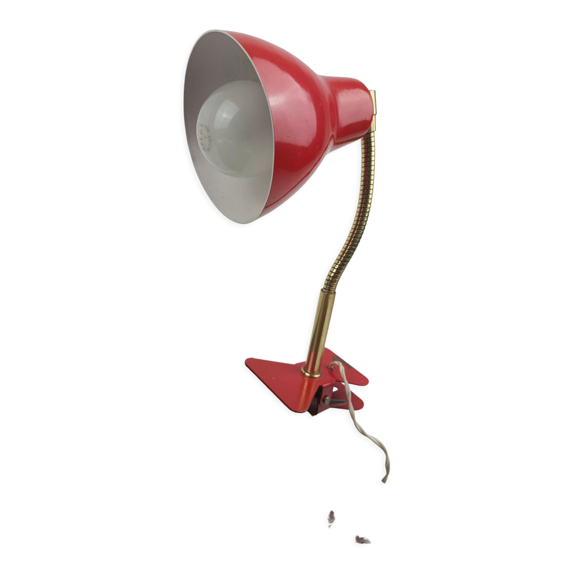 Bedside desk lamp " aluminor " year 60