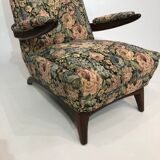 Greaves and Thomas Pair Teak Lounge Armchairs 1960s Midcentury Vintage Retro 70s