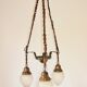 An Art Deco chandelier from the 1930s