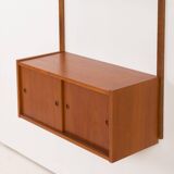 Entry wall unit in teak, Preben Sorensen for Randers, Denmark, 1960s