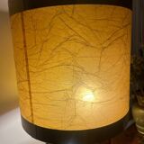 Golden ceramic lamp from the 70s