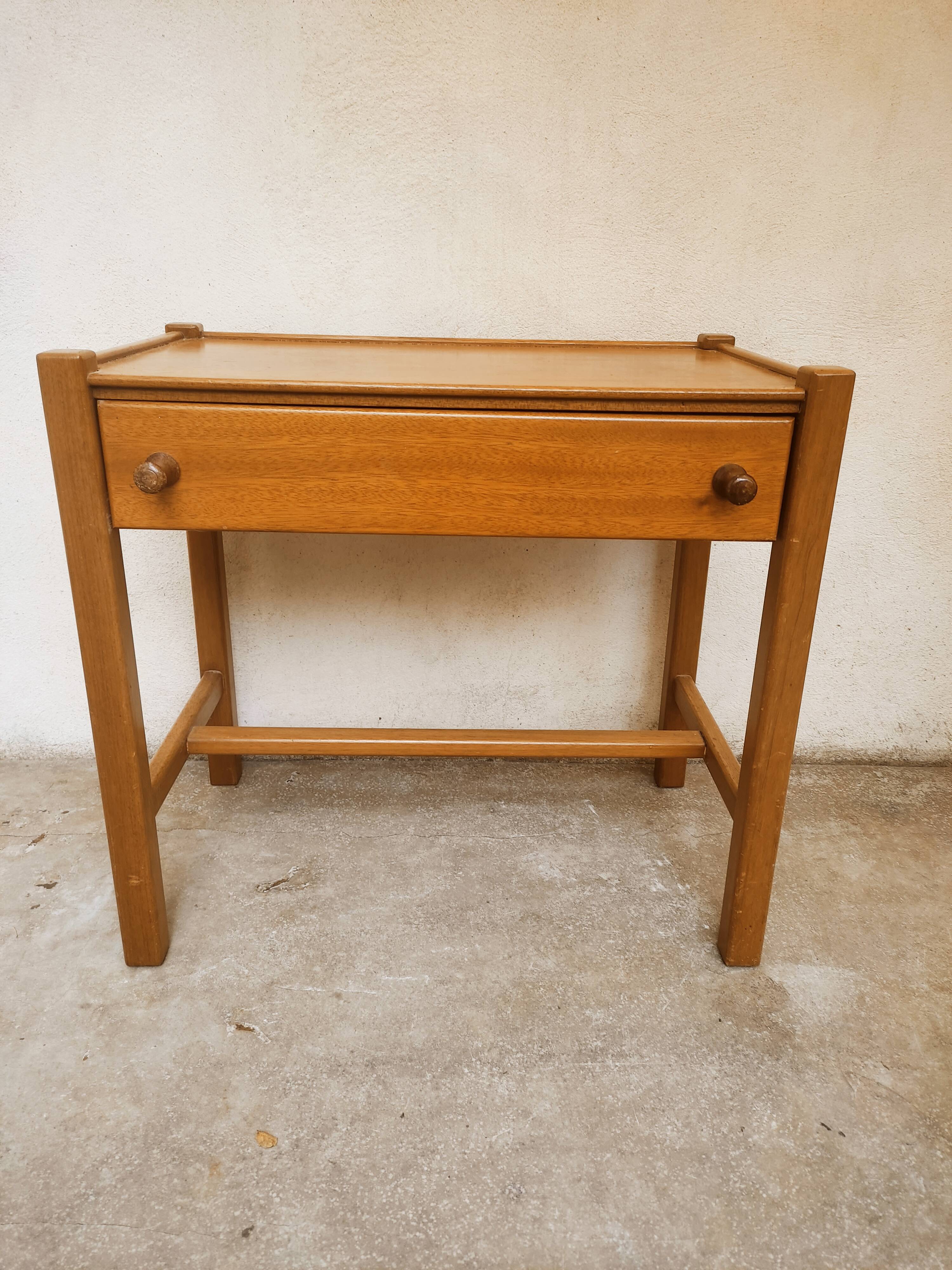 Scandinavian teak bedside