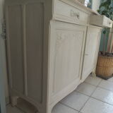 Art deco sideboard patinated