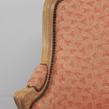 Paire de fauteuils bergère de style Louis XV