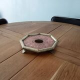Old brass and hammered copper underside