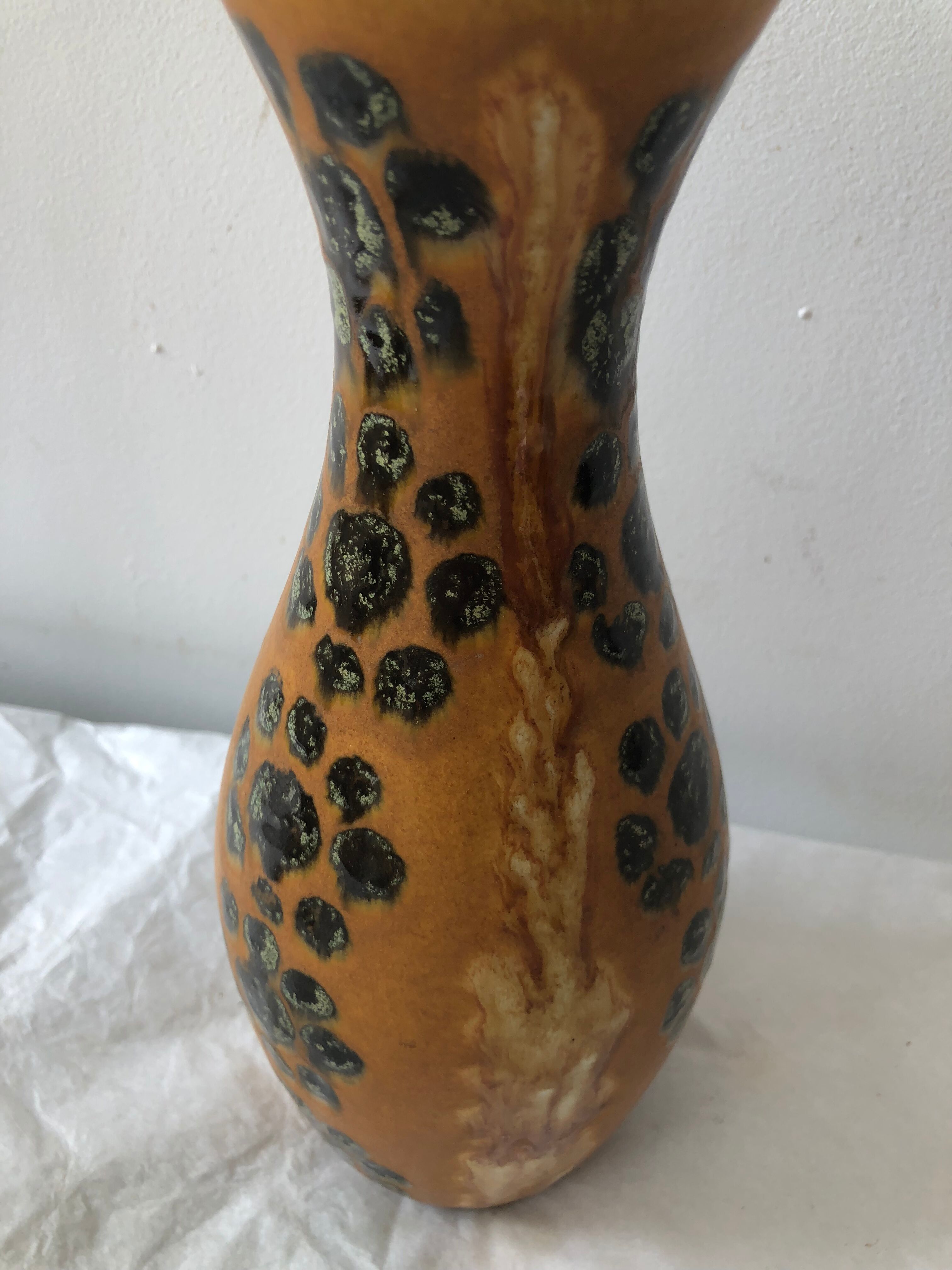 Vase ceramic vintage west germany