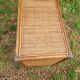 Commode vintage osier tressé rotin bambou design 50-60-70