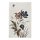 Large Art Nouveau Floral Faience Tile 24 x 38cm